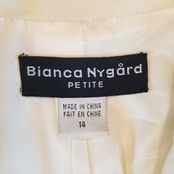 Wool Blazer by Bianca Nygård, Cream - Picture 6 of 6